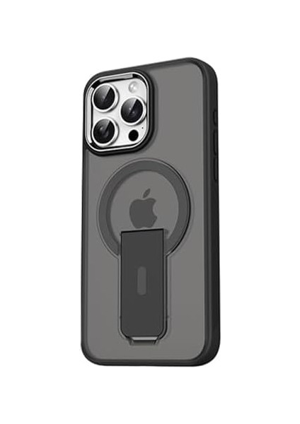 Ggm Aksesuar 14 Pro Max Için ile Uyumlu Arkası Mat Yapıya Metal Kamera Çerçeveli Ultra Güçlendirilmiş Açılır Stantlı Tork Kılıf (Siyah) fiyatları