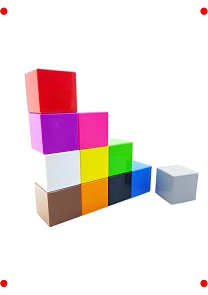 Mıknatıslı Renkli Küpler – Renk Öğrenme Oyunu