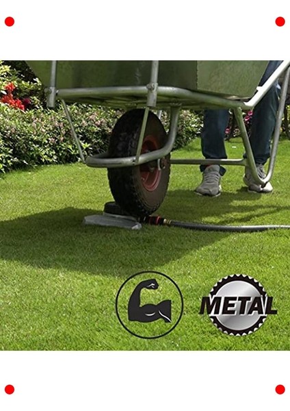 9 Desenli Çim Fıskiyesi Seti - Metal Tabanlı fırsatları