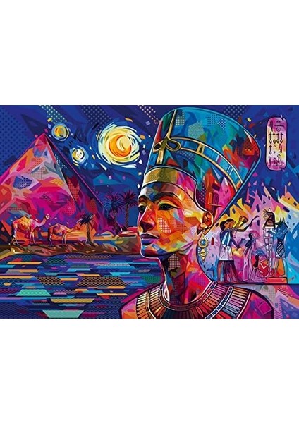 1000P Puz Nefertiti Yapboz modelleri