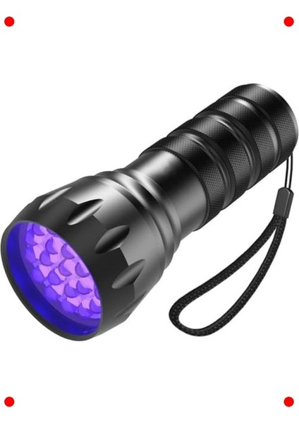 21 LED Ultraviyole Uv El Feneri (395NM)