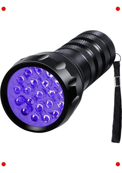 21 LED Ultraviyole Uv El Feneri (395NM) modelleri
