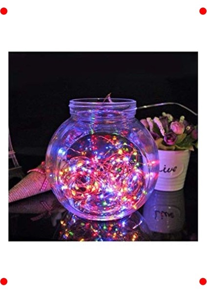 5 Metre Çok Renkli (Rgb) Peri LED Dekoratif Işık