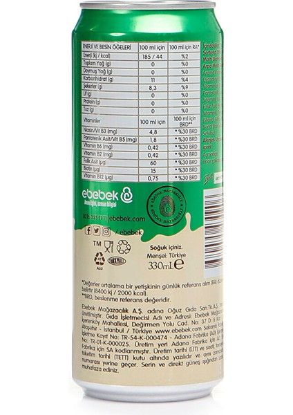 Stevialı Alkolsüz Malt Içeceği 330 ml modelleri