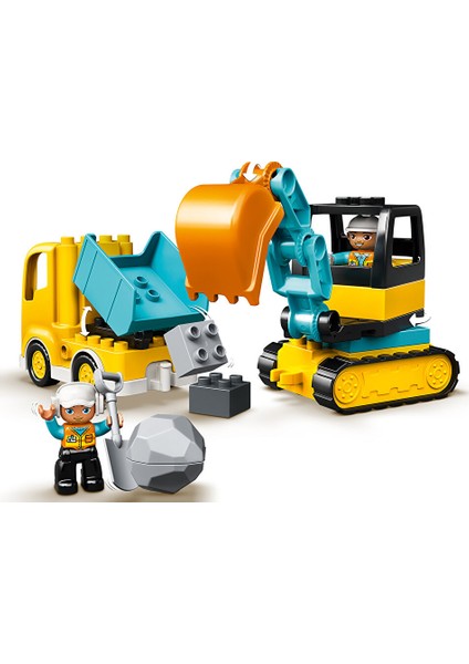 Duplo Inşaat Kamyonu ve Paletli Kazıcı 10931