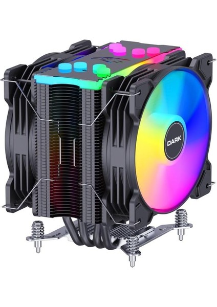 X129 2xaddresseble Rgb LED Fanlı Kule Tipi Soğutucu (DKCCX129) fiyatları