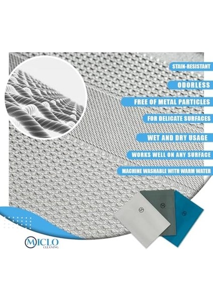 Cleanıng | Mikrofiber Temizlik Bezi 3&apos;lü Set - Sihirli Bez | Cam Ayna Bezi | Seri fiyatları