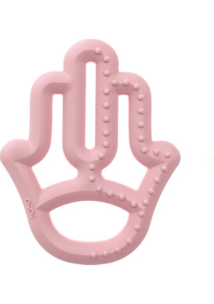 Silikon Diş Kaşıyıcı Annenin Eli Pembe