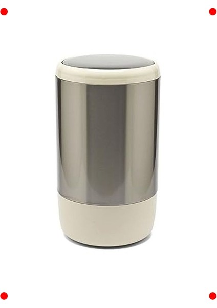 20 Litre Iç Kovalı Çöp Kovası - Modern Bej
