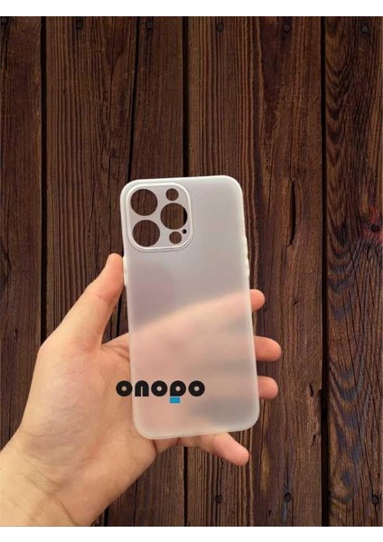 Iphone 15 Pro Max Kamera Korumalı Kılıf (Beyaz)