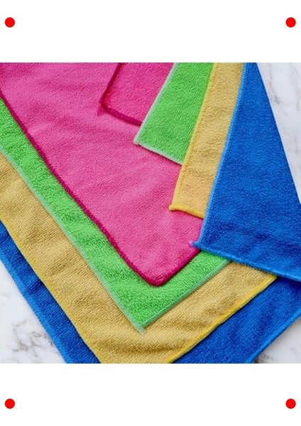 Çok Amaçlı Mikrofiber Temizlik Bezi 4'lü Paket - 40X40 cm indirimleri