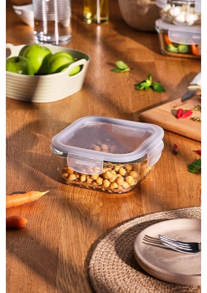 Luna 800 ml Borosilikat Saklama Kabı