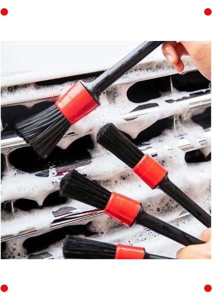 Araç Detaylı Iç Dış Temizlik Fırça Seti (5 Parça) fiyatları