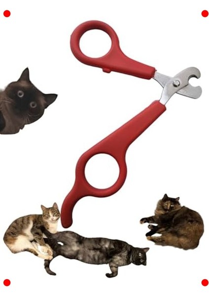 Evcil Hayvan Tırnak Makası | Çelik & Ergonomik Tutuş