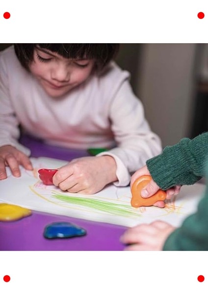 Bebek Dostu Parmak Boya Kalemleri - 6'lı Set fiyatları