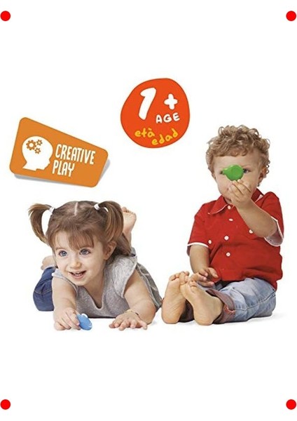 Bebek Dostu Parmak Boya Kalemleri - 6'lı Set fırsatları