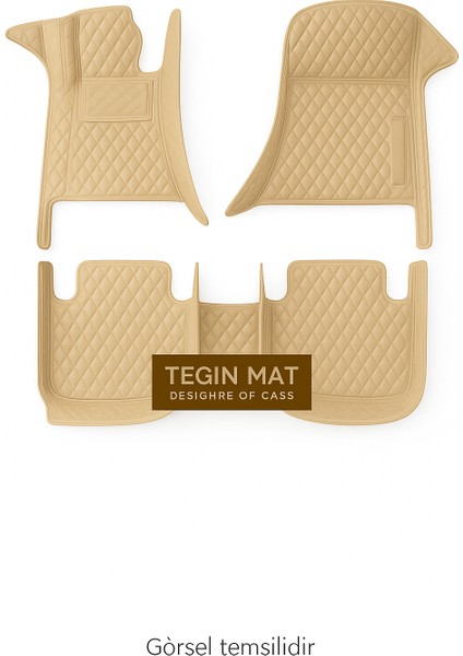 Fiat Egea Cross 2022-2025 Arası 8d Araca Özel Havuzlu Suni Deri Paspas Bej (Tam Kaplama, 11 Mm, Kokusuz) fiyatları