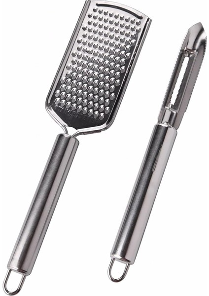 Paslanmaz Çelik Rende ve Soyacak Seti