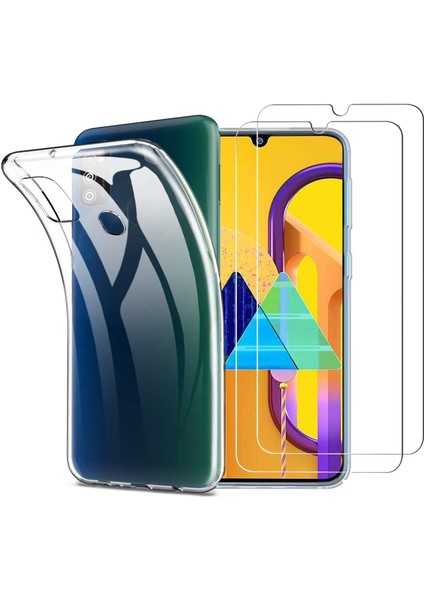 Conners M21 Crystal Şeffaf Silikon + 2 Adet Cam Ekran