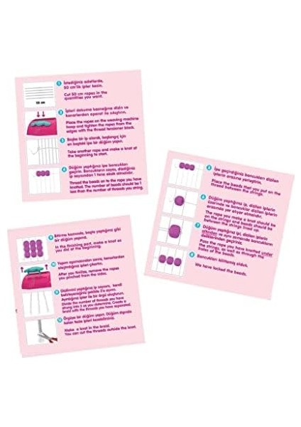 03701 Takı Dokuma Seti, Çok Renkli modelleri