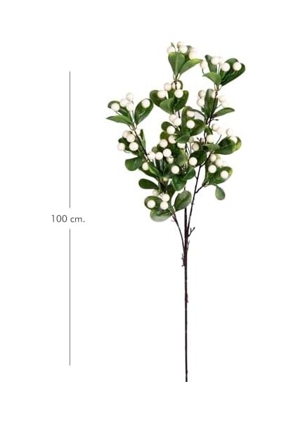 Yılbaşı Çiçeği Berry Pike Kokina Beyaz 100 Cm. fiyatları