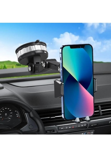 Süper Teleskopic Ayarlanabilir Ön Cam Araç Tutucu Torpido Üstü Araç Telefon Tutucu modelleri