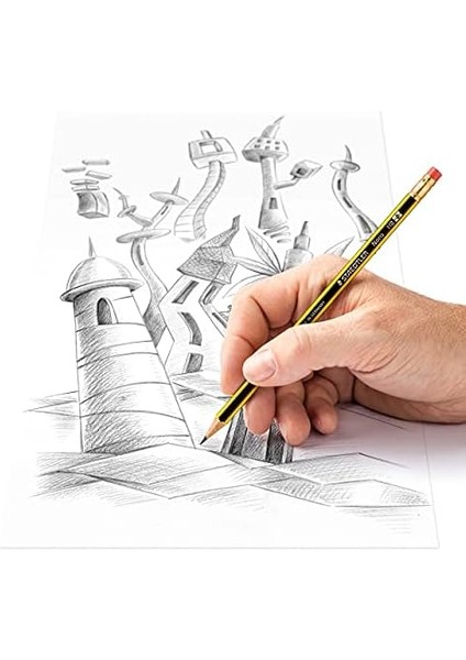 1222BK3DA Noris Silgili Hb Kurşun 3&apos;lü Blister fiyatları