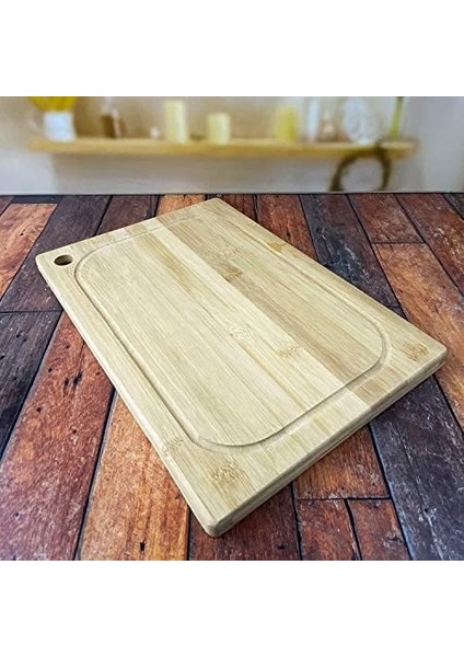 Bambu Kesme Tahtası Antibakteriel Yıkanabilir Doğrama Tahtası Dikdörtgen 34X24 cm | Antibakteriyel ve Yıkanabilir Bambu Kesme Tahtası - Hijyenik ve Dayanıklı Doğrama Işleriniz Için Ideal fiyatları