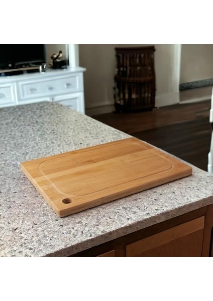 Bambu Kesme Tahtası Antibakteriel Yıkanabilir Doğrama Tahtası Dikdörtgen 34X24 cm | Antibakteriyel ve Yıkanabilir Bambu Kesme Tahtası - Hijyenik ve Dayanıklı Doğrama Işleriniz Için Ideal modelleri