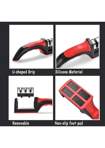 Profesyonel Bıçak Bileme Makinesi (3 Açılı/aşamalı) modelleri