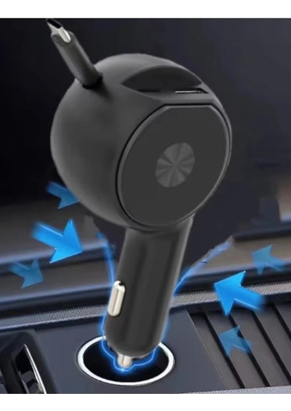 Süper Hızlı Araç Şarj Cihazı 60W Adaptör Çakmaklık Girişli modelleri