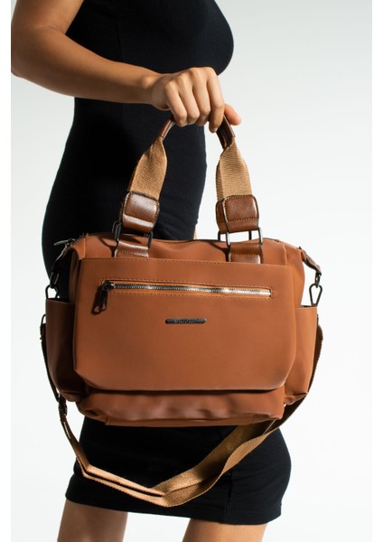 Sanmorris Glc Ayarlanabilir Çapraz Askılı Çok Bölmeli El ve Omuz Çantası 1383