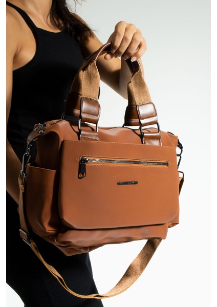 Sanmorris Glc Ayarlanabilir Çapraz Askılı Çok Bölmeli El ve Omuz Çantası 1383 modelleri