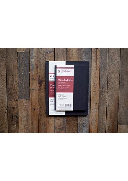 567-7-1 Softcover Mixed Media Art Journal, 19,7 x 24,8 Cm, Beyaz, 64 Sayfa modelleri
