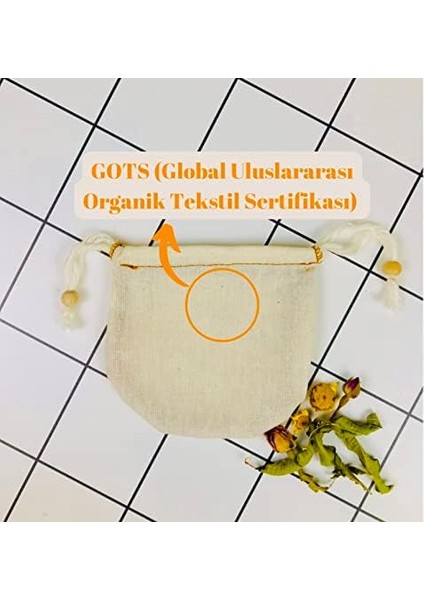 Yoga And Yıkanabilir Kumaş Çay Kesesi - Organik, EKOLOJIK,%100 Ham Ağartılmamış Ham Pamuk (Demlik Boy) fiyatları