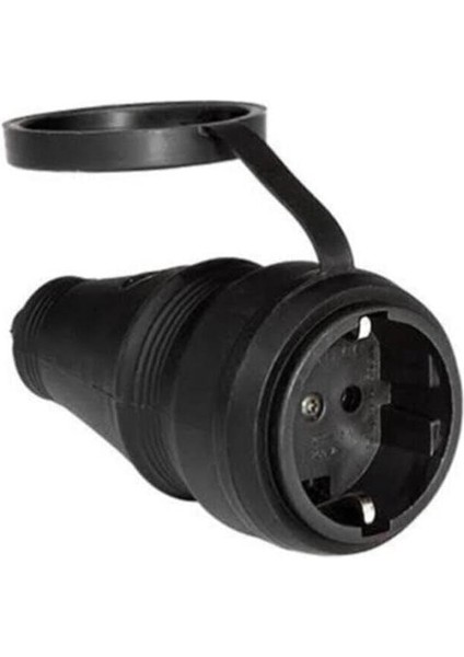 Kauçuk Topraklı Dişi Fiş 16A 220V