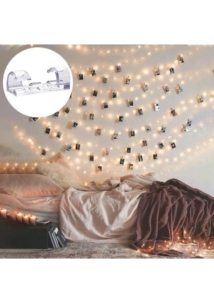 60 Adet Kablo Düzenleyici Sabitleyici Yapışkanlı Organizer Klips Seti modelleri