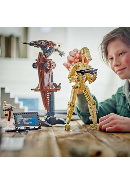 Gizli Tehlike Stap ile Savaş Droidi 75428 – 12 Yaş ve Üzeri Çocuklar Için Savaş Droidi ve Stap Aracı Içeren Sergileme Modeli Yapım Seti, Hediye Fikri (1088 Parça) modelleri