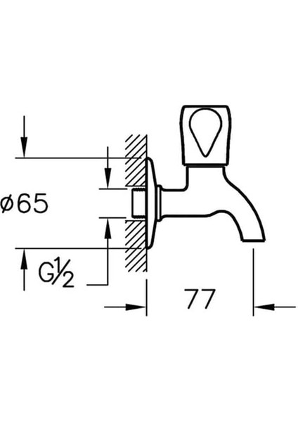 A41585 Klasik Açma Kapama Musluk, Krom modelleri
