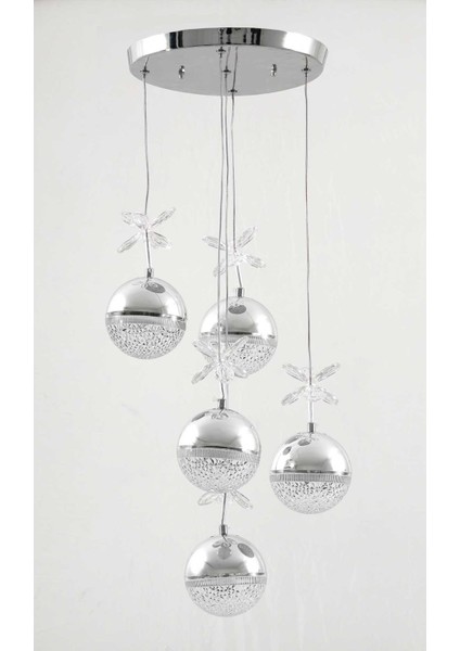 Drop Modern Ledli 5 Toplu Kromavıze