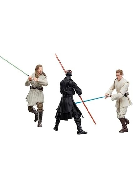 Series Qui-Gon Jinn, Maul, Obi-Wan Kenobi Aksiyon Figür Seti (The Phantom Menace) fiyatları