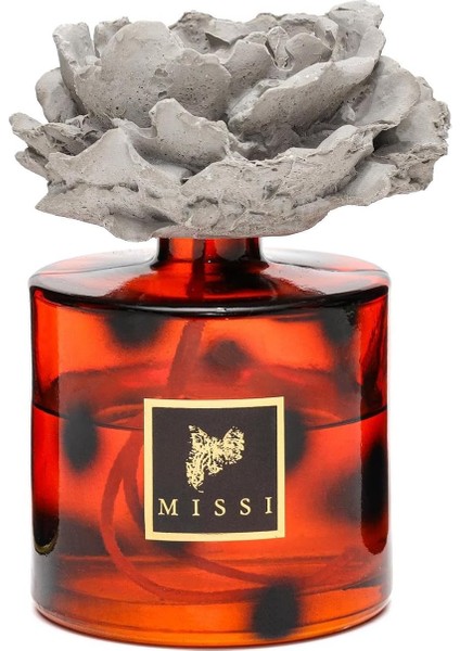 ml Desenli Cam Şişe Seramik Taşlı Oda Kokusu