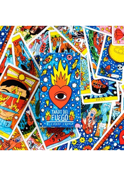 Tarot Del Fuego By Cavolo, Tarot Kartları modelleri
