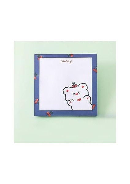 Kirazcı Ayıcık Temalı Renkli Not Seti fiyatları