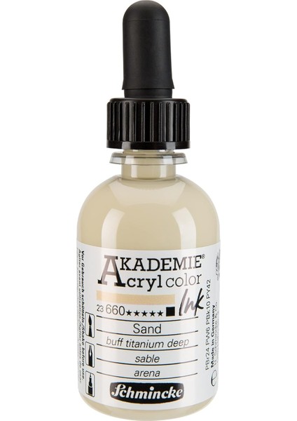 Akademie Akrilik Mürekkep 50 ml 660 Titanium Deep