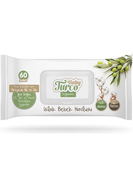 Doğadan Bebek Islak Mendil 3X60 Adet fiyatları