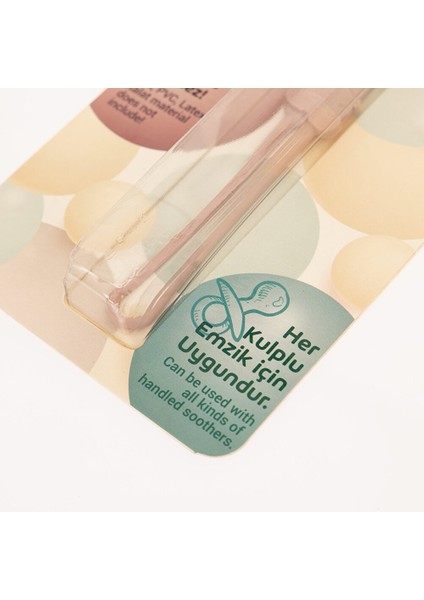 Silikon Emzik Askısı - Pembe modelleri