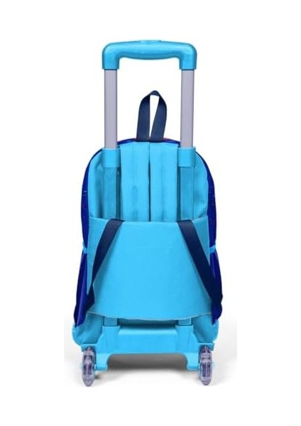 Işıklı Tekerlekli Motorsiklet Çekçek Okul ve Seyahat Çantası Erkek Çocuk Lacivert Sarı fiyatları