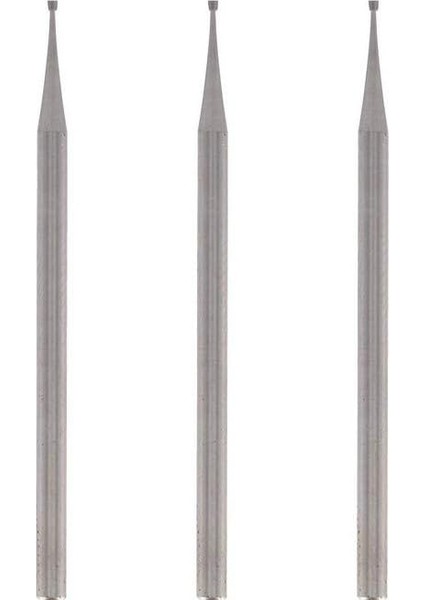 108 Gravür Kesici, En Küçük Boy Silindir Uçlu, 0,8 mm 3&apos;lü