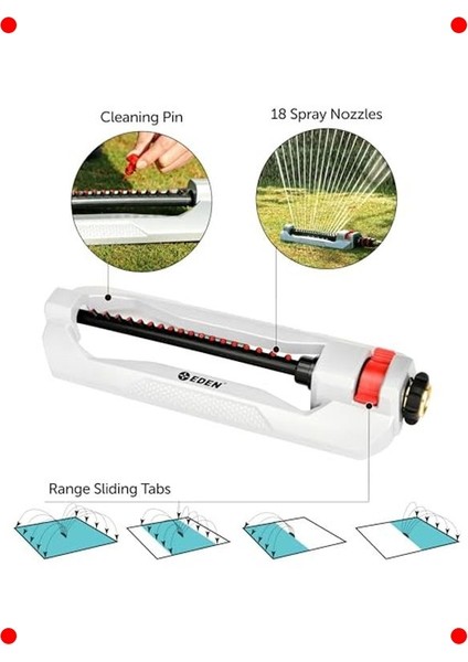 Metal Salınımlı Çim ve Bahçe Sulama Fıskiyesi fiyatları